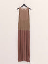 SWAYING 25 Early Autumn One-shoulder splicing bud vest dress SW-SW25PF2L02C1-KQ Khaki